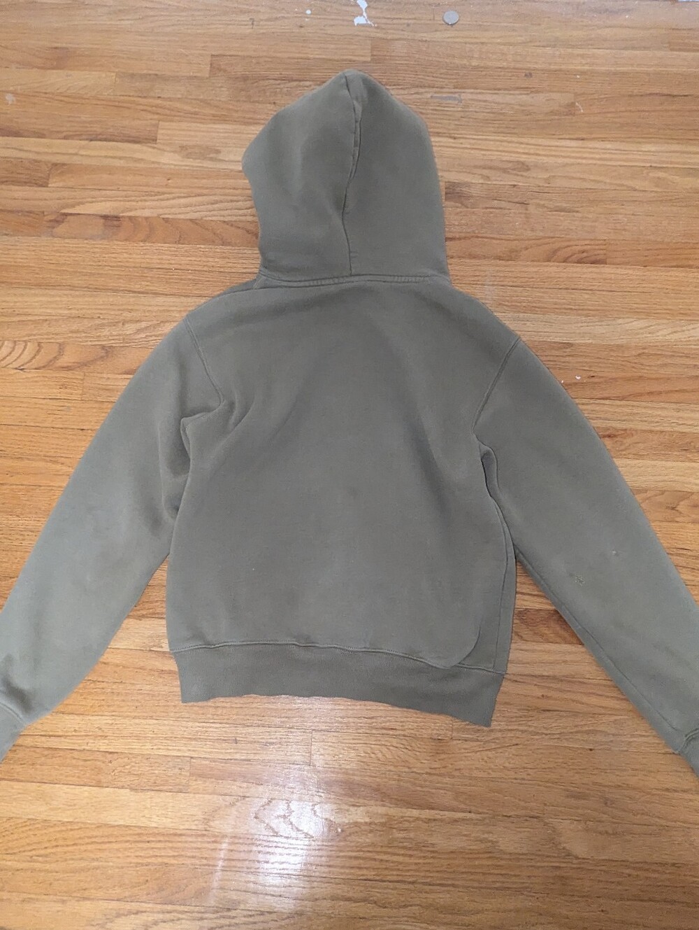 Aritzia Perfect Sweat fleece Hoodie In Sun-dried Olive Limited Edition Color - Picture 3 of 4